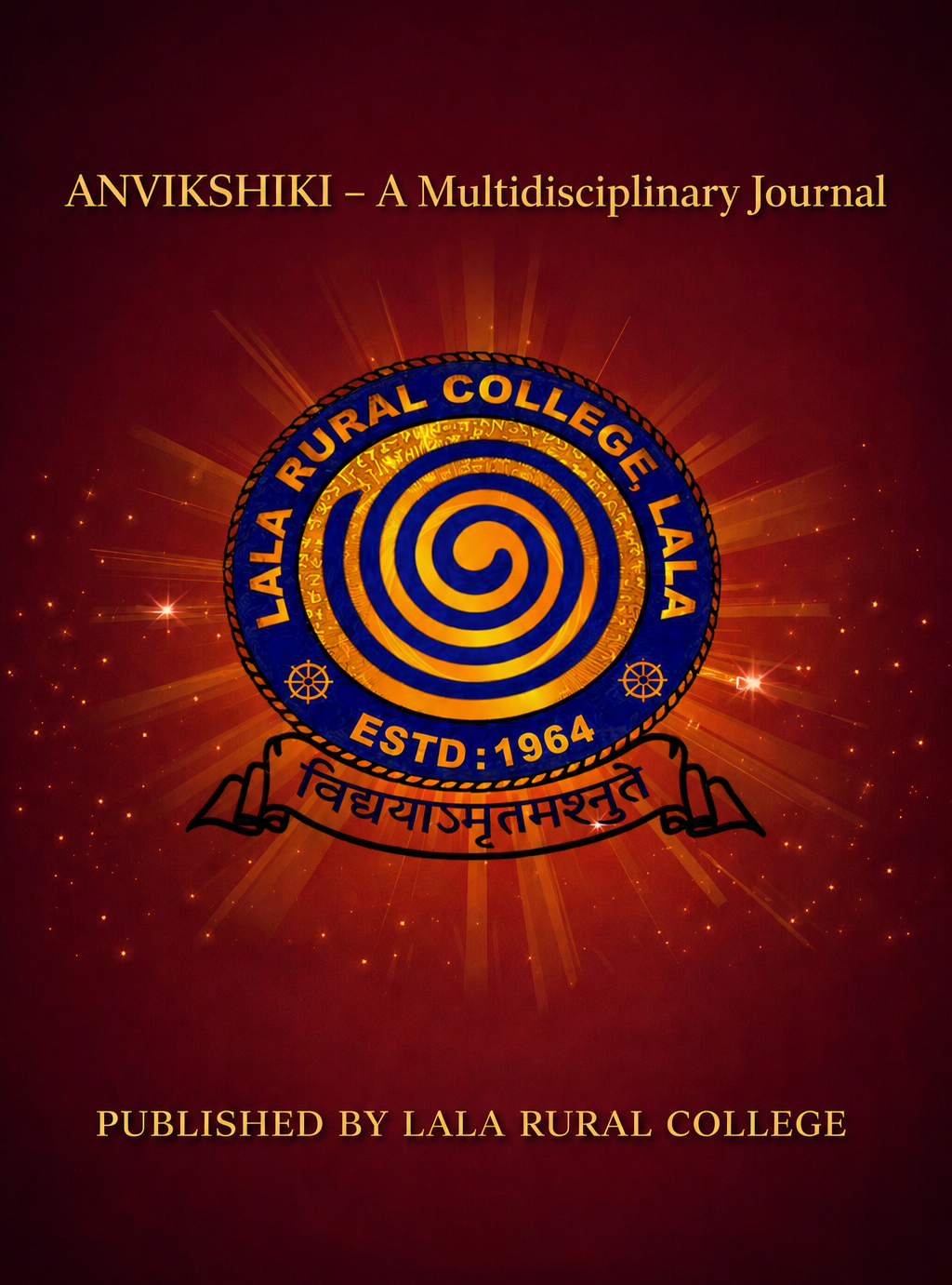 ANVIKSHIKI – A Multidisciplinary Journal Cover